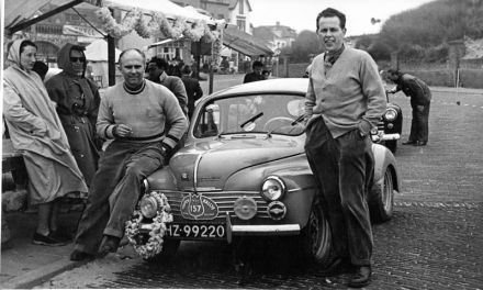 H.Kreisel i P.Groenhart – Renault 4 CV.